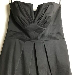 White‎ House Black Market Strapless Pleated Mini Formal Dress Size 8